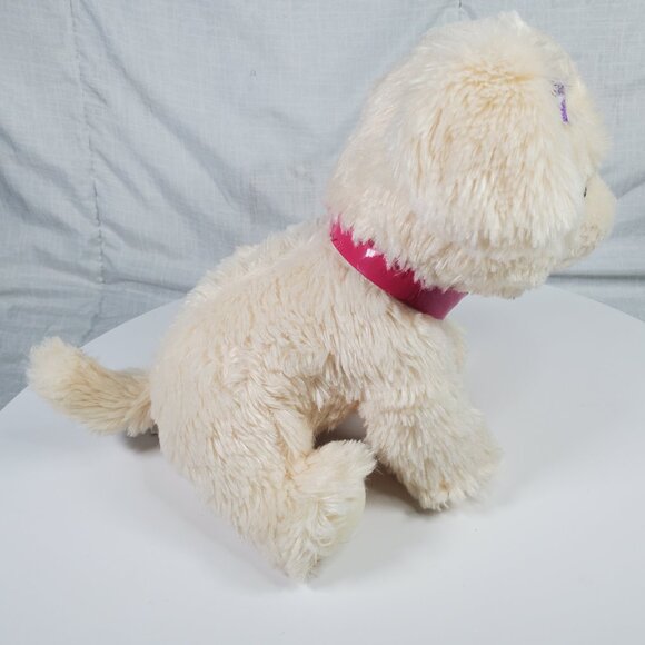Mattel Barbie White Kiss & Care Pet Puppy Makes Sounds 9" Sitting - Picture 5 of 8